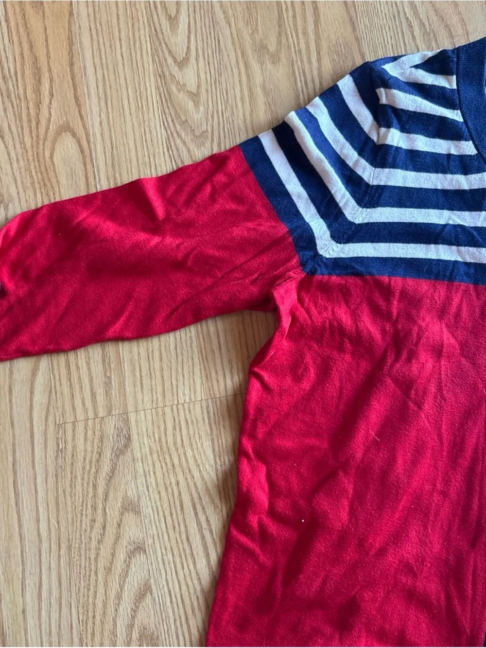 kate spade Colorblock Striped Kids Cardigan in Red, Navy, White & Teal